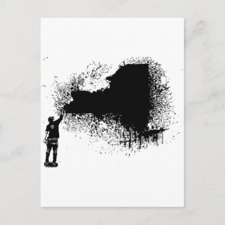 New York Tagger Briefkaart