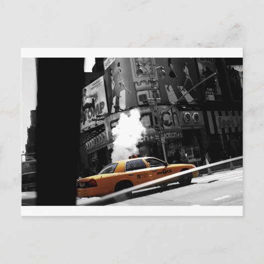 New York Taxi Briefkaart (Voorkant)