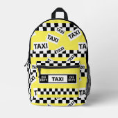 New York Taxi Driver Bedrukte Rugzak (Voorkant)