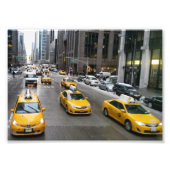 New York Taxi Foto Afdruk (Voorkant)