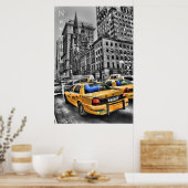 New York Taxi Poster (Keuken)