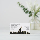 New York Taxi Visitekaartjes (Staand voorkant)