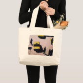 New York Taxis 1990 Grote Tote Bag (Voorkant (product))