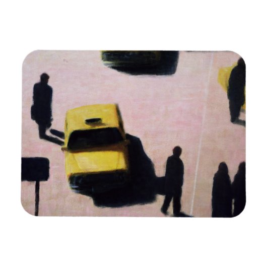 New York Taxis 1990 Magneet (Horizontaal)