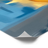 New York Teddy Fauvist Manhattan Skyline Print (Hoek)