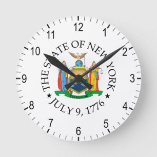 New York-teken Ronde Klok