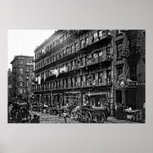 New York Tenement - 1912 Poster (Voorkant)