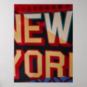 New York text Poster (Voorkant)