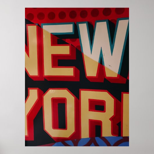 New York text Poster (Voorkant)