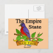 New York The Empire State Bird Briefkaart (Voorkant / Achterkant)