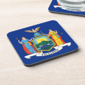 New York: The Empire State Home, de vlag van de Bi Bier Onderzetter (Linkerzijde)