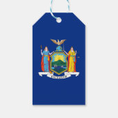 New York: The Empire State Home, de vlag van de Bi Cadeaulabel (Achterkant)
