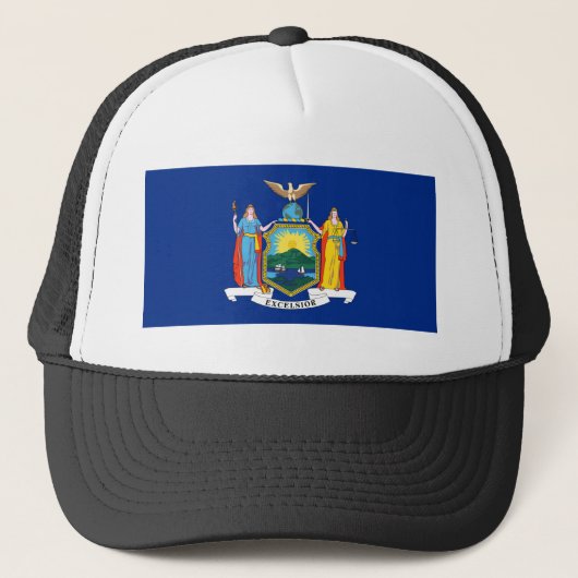 New York: The Empire State Home, de vlag van de Bi Trucker Pet (Voorkant)