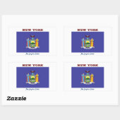 New York, The Empire State, Rechthoekige Sticker (Vel)