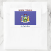 New York, The Empire State, Rechthoekige Sticker (Tas)