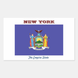 New York, The Empire State, Rechthoekige Sticker