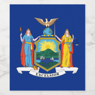 New York: The Empire State, Thuis van de Big Apple Wijn Etiket