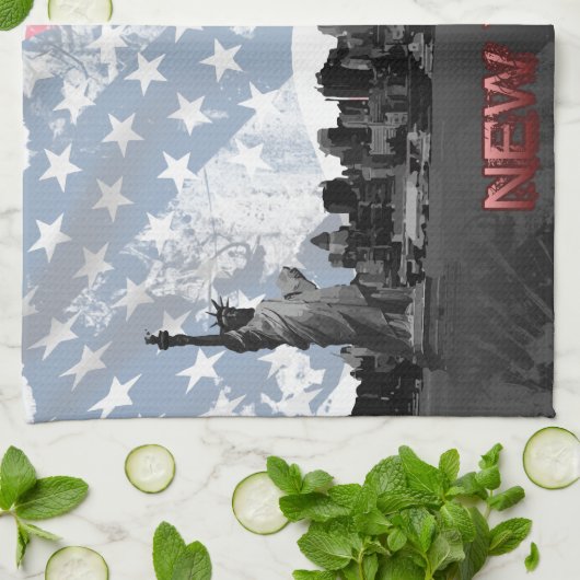 New York Theedoek (Gevouwen)