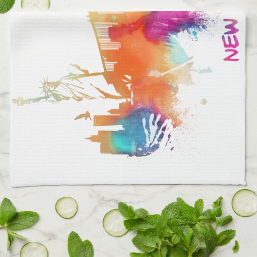 New York Theedoek (Gevouwen)