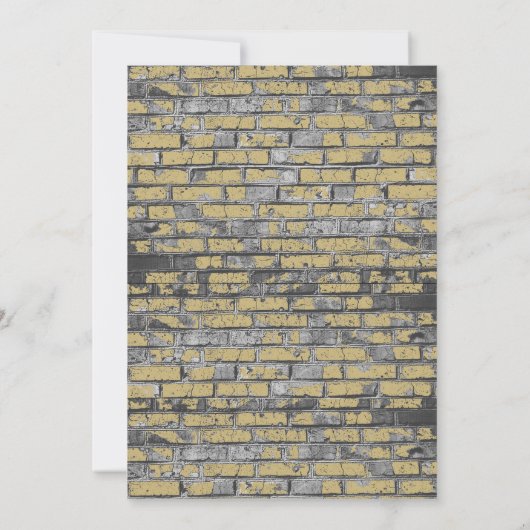 New York thema verjaardagsuitnodiging Kaart (Achterkant)