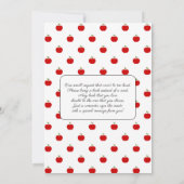 New York Themed Baby Shower Kaart (Achterkant)