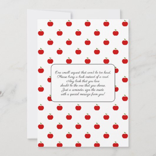 New York Themed Baby Shower Kaart (Achterkant)