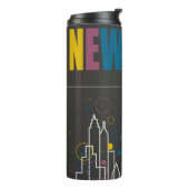 New York Thermosbeker (Gedraaid links)