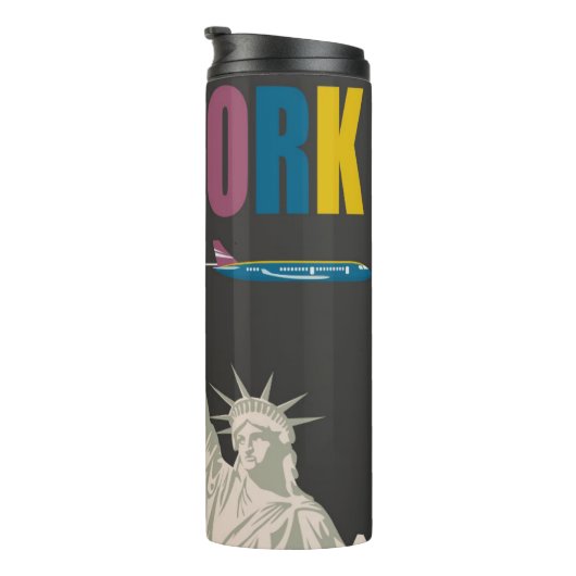 New York Thermosbeker (Geroteerd rechts)