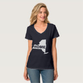 New York Thuis Weg Van Thuis T's T-shirts (Voorkant volledig)