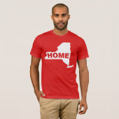 New York Thuis Weg Van Thuis T's T-shirts (Voorkant volledig)