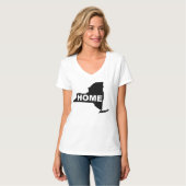 New York Thuis Weg Van Thuis T's T-shirts (Voorkant volledig)