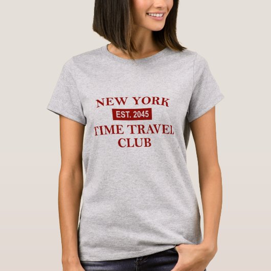 New York Time Travel Club Women's T-shirt (Voorkant)