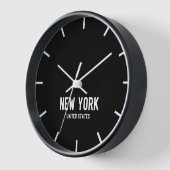 New York Time Zone Newsroom Muur Klok (Hoek)