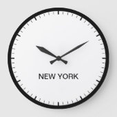 New York Time Zone Newsroom Style Clock Grote Klok (Voorkant)