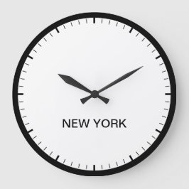 New York Time Zone Newsroom Style Clock Grote Klok