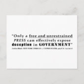 New York Times Co. tegen Verenigde Staten 403 vs.  Briefkaart (Voorkant)