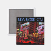 New York (Times Sq.) Magneet (Voorkant / Achterkant)