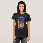  New York Times Square Atomic Age T-shirt (Voorkant volledig)