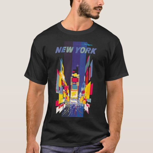 New York Times Square Atomic Age T-shirt (Voorkant)