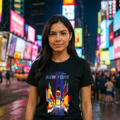 New York Times Square Atomic Age T-shirt