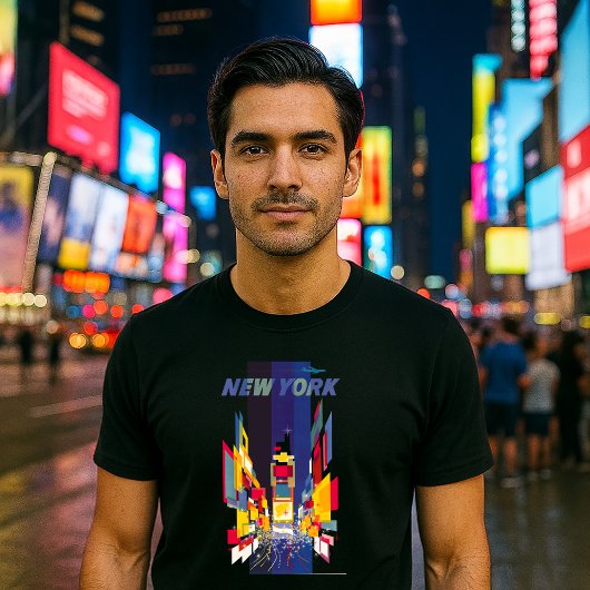  New York Times Square Atomic Age T-shirt