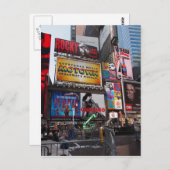 New York Times Square Billboards Briefkaart (Voorkant / Achterkant)