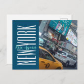 New York-Times Square Briefkaart (Voorkant / Achterkant)
