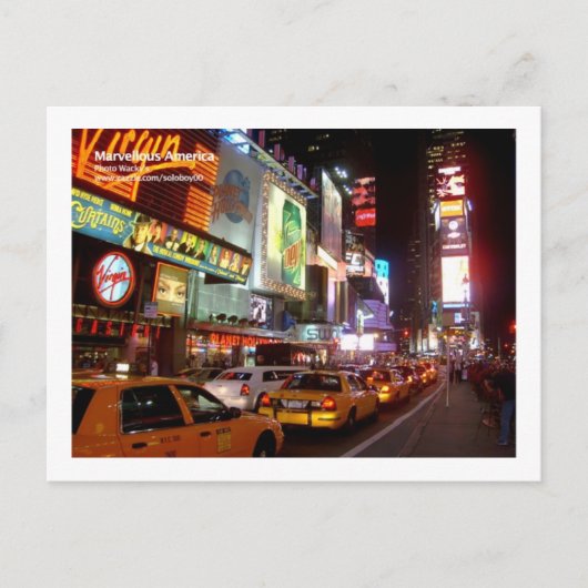 New York Times Square Briefkaart (Voorkant)