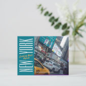 New York-Times Square-Coming Opnieuw Briefkaart (Staand voorkant)