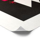 New York Times Square 's nachts abstract Poster (Hoek)