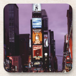 New York Times Square verkeer 's nachts Drankjes Onderzetter