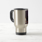 New York Times Square verkeer 's nachts Reisbeker (Voorkant links)