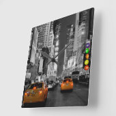 New York Times Square Wanduhr Uhr Vierkante Klok (Hoek)