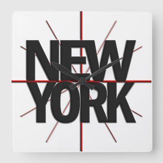 New York Timezone Wall klok